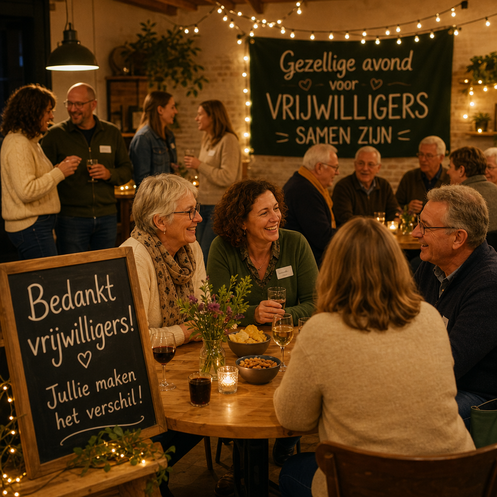Voor vrijwilligers van Perron 8: Gezellige avond!